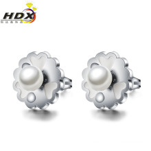 Acero inoxidable accesorios pendientes perla Pendientes de joyería de moda (hdx1131)